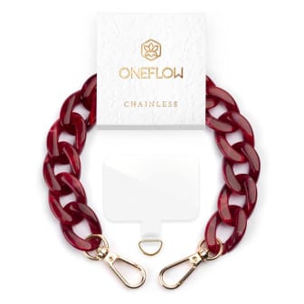 ONEFLOW Universal Handyanhänger Schlaufe – Chainless Urban Chain Wristlet – Sunset Red ONEFLOW Universal Handyanhänger Schlaufe – Chainless Urban Chain Wristlet – Sunset Red