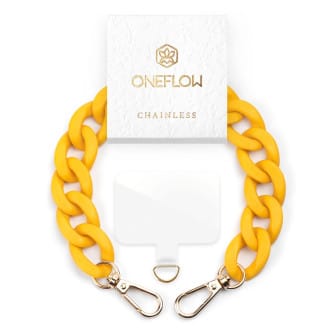 ONEFLOW Universal Handyanhänger Schlaufe – Chainless Urban Chain Wristlet – Cool Lemon ONEFLOW Universal Handyanhänger Schlaufe – Chainless Urban Chain Wristlet – Cool Lemon