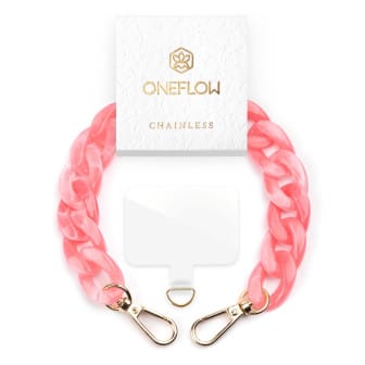 ONEFLOW Universal Handyanhänger Schlaufe – Chainless Urban Chain Wristlet – Coral Pink ONEFLOW Universal Handyanhänger Schlaufe – Chainless Urban Chain Wristlet – Coral Pink