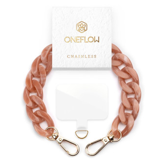 ONEFLOW Universal Handyanhänger Schlaufe – Chainless Urban Chain Wristlet – Light Tan