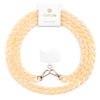 ONEFLOW ONEFLOW Universal Handykette mit Einleger Pad – Chainless Urban Chain – Peach Sorbet