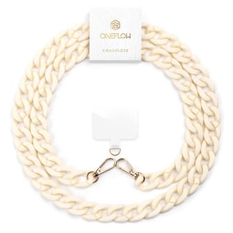 ONEFLOW Universal Handykette mit Einleger Pad – Chainless Urban Chain – White Sand ONEFLOW Universal Handykette mit Einleger Pad – Chainless Urban Chain – White Sand