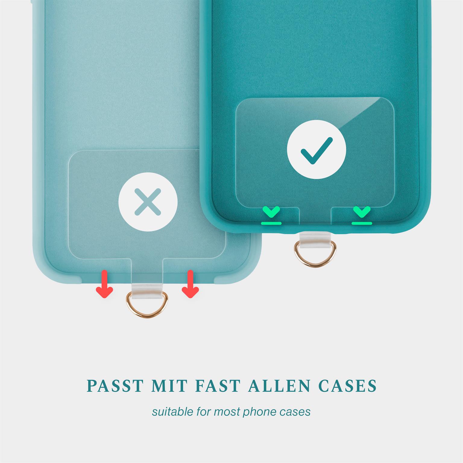 ONEFLOW Universal Handykette mit Einleger Pad – Chainless Urban Chain – Weiteres Produktbild 4 ONEFLOW Universal Handykette mit Einleger Pad – Chainless Urban Chain – Weiteres Produktbild 4