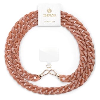 ONEFLOW Universal Handykette mit Einleger Pad – Chainless Urban Chain – Light Tan ONEFLOW Universal Handykette mit Einleger Pad – Chainless Urban Chain – Light Tan