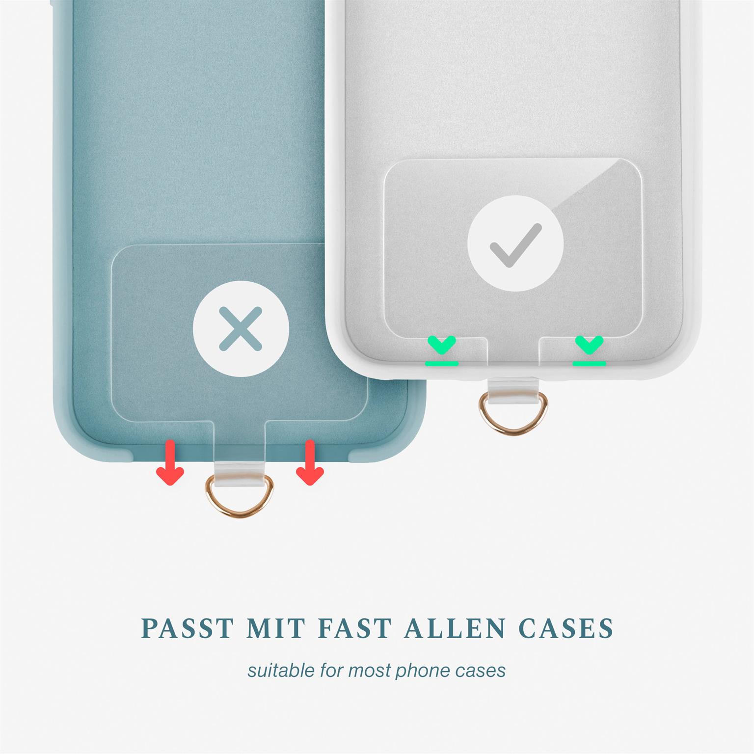 ONEFLOW Universal Handykette mit Einleger Pad – Chainless Urban Chain – Weiteres Produktbild 4 ONEFLOW Universal Handykette mit Einleger Pad – Chainless Urban Chain – Weiteres Produktbild 4