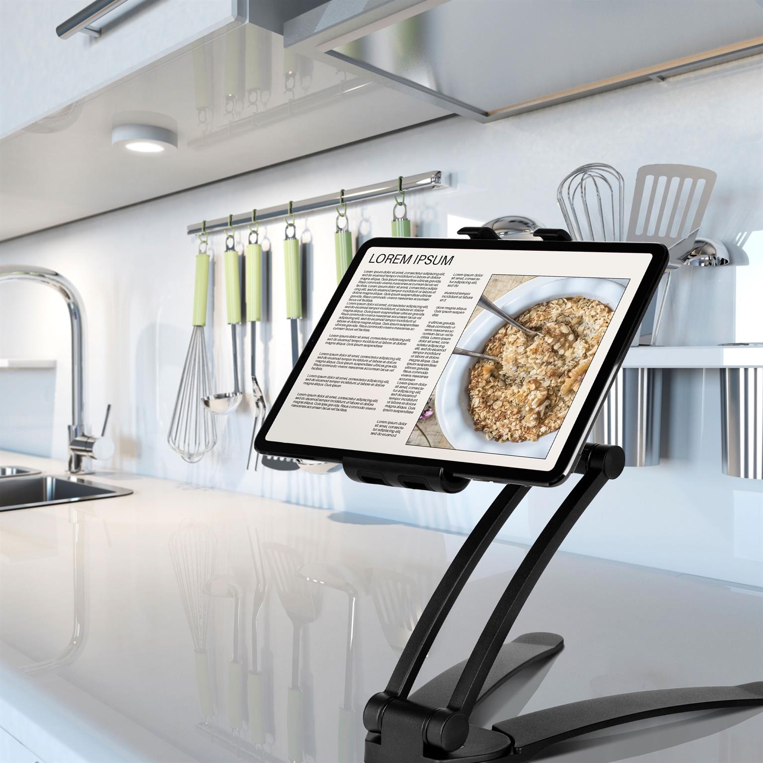 moex Tablet-Ständer mit Wandhalterung, höhenverstellbar – View Mount – Weiteres Produktbild 1