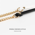 ONEFLOW Universal Handykette Edelstahl Leder Optik – CHAINLESS Vogue Chain – Weiteres Produktbild 6