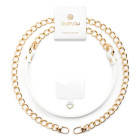 ONEFLOW Universal Handykette Edelstahl Leder Optik – CHAINLESS Vogue Chain – Weiteres Produktbild 1