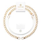 ONEFLOW Universal Handykette Edelstahl Leder Optik – CHAINLESS Vogue Chain – Weiteres Produktbild 1