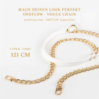 ONEFLOW Universal Handykette Edelstahl Leder Optik – CHAINLESS Vogue Chain – Weiteres Produktbild 2