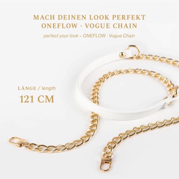 ONEFLOW Universal Handykette Edelstahl Leder Optik – CHAINLESS Vogue Chain – Weiteres Produktbild 2 ONEFLOW Universal Handykette Edelstahl Leder Optik – CHAINLESS Vogue Chain – Weiteres Produktbild 2