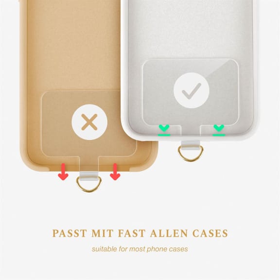 ONEFLOW Universal Handykette Edelstahl Leder Optik – CHAINLESS Vogue Chain – Weiteres Produktbild 4 ONEFLOW Universal Handykette Edelstahl Leder Optik – CHAINLESS Vogue Chain – Weiteres Produktbild 4