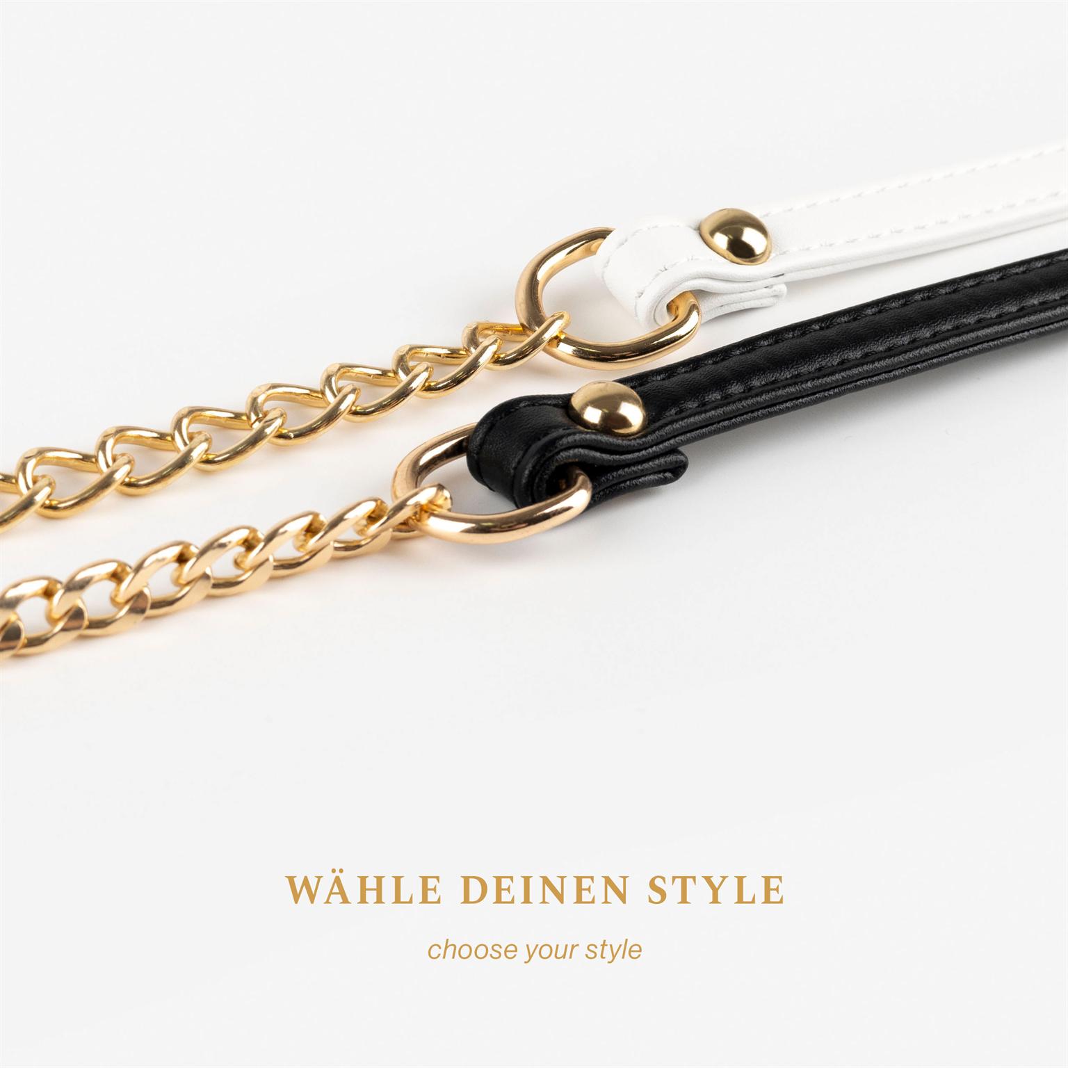 ONEFLOW Universal Handykette Edelstahl Leder Optik – CHAINLESS Vogue Chain – Weiteres Produktbild 6 ONEFLOW Universal Handykette Edelstahl Leder Optik – CHAINLESS Vogue Chain – Weiteres Produktbild 6